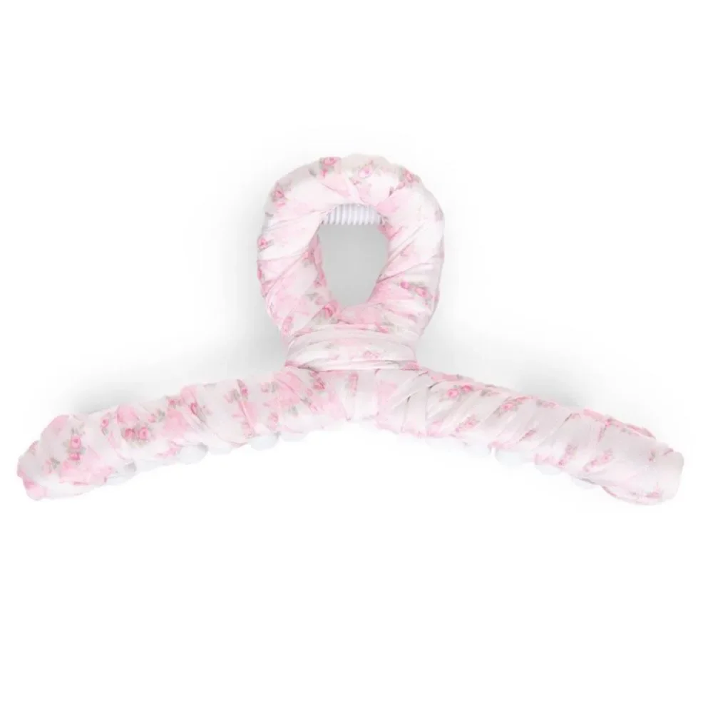 Love Shack Fancy X Goody Fabric Wrap Claw Clip - Rosa Beaux